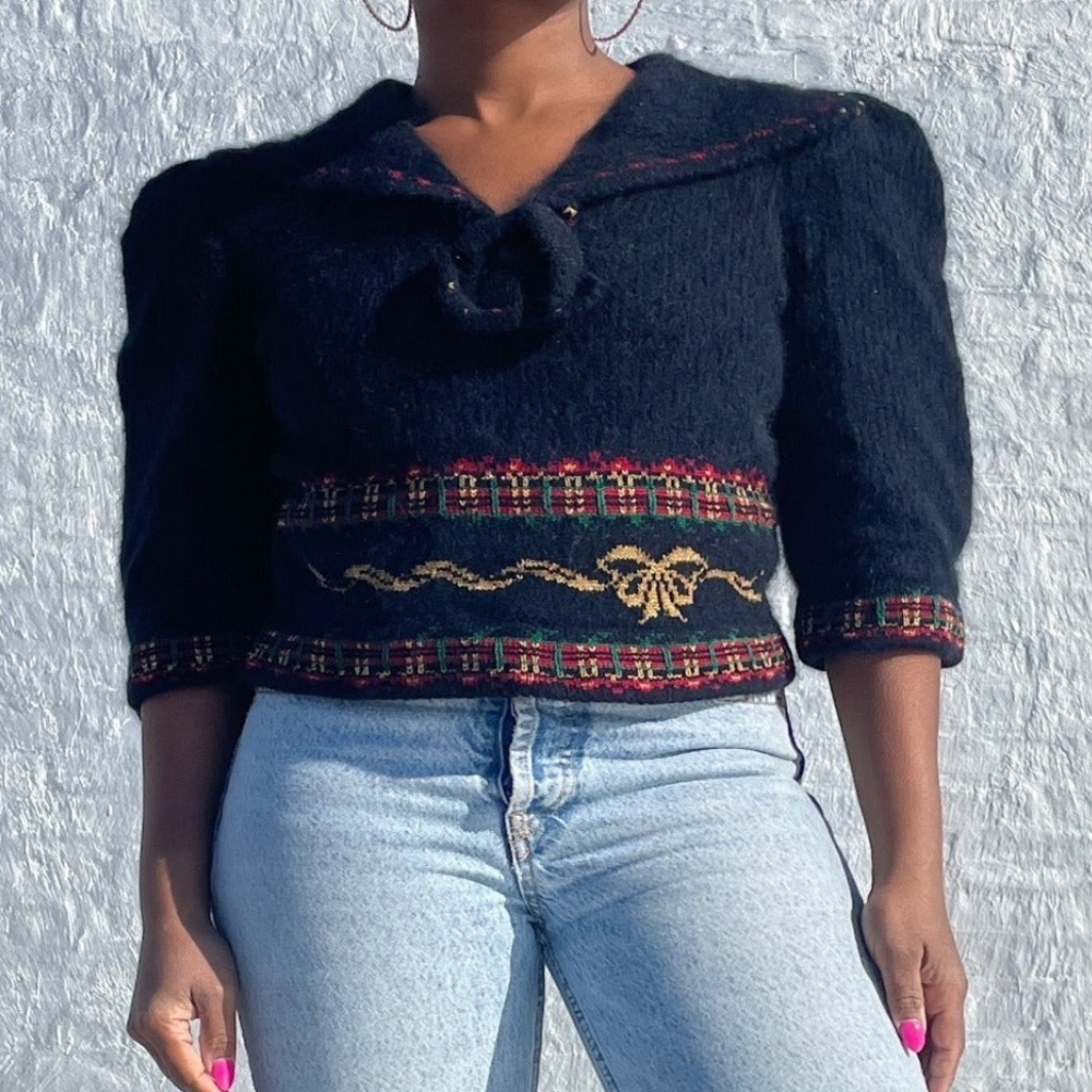 New Vintage Angora Cullinane Sweater Size Small - Picture 2 of 15